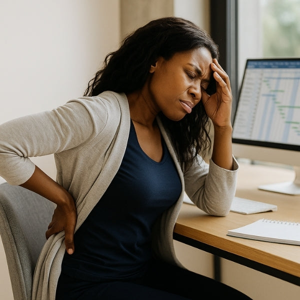 70% das dores lombares vêm da postura: previna com ergonomia
