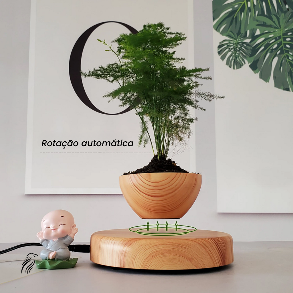 Vaso Flutuante Magnético