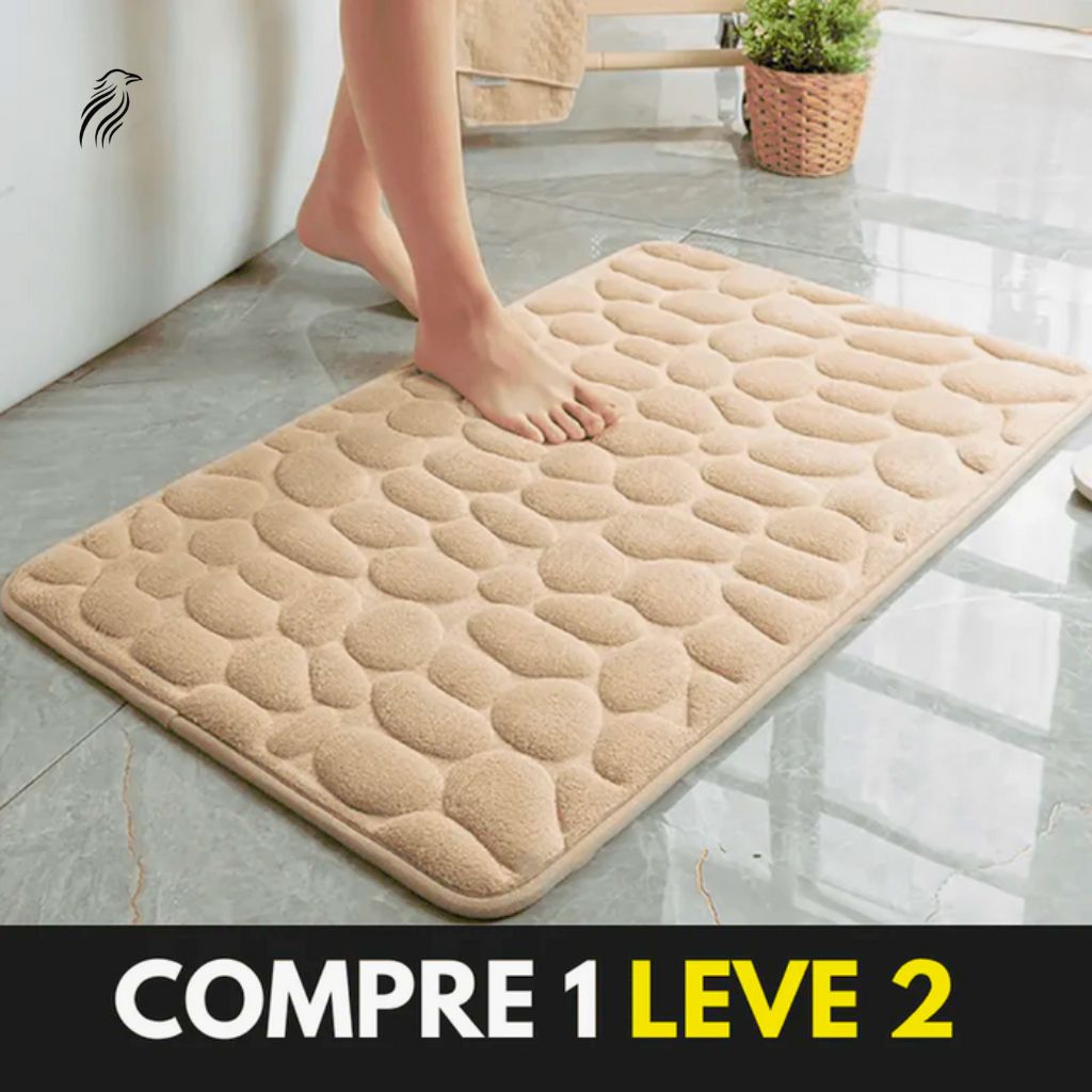 Tapete para Banheiro Antiderrapante PrimeBath™ - PAGUE 1 LEVE 2