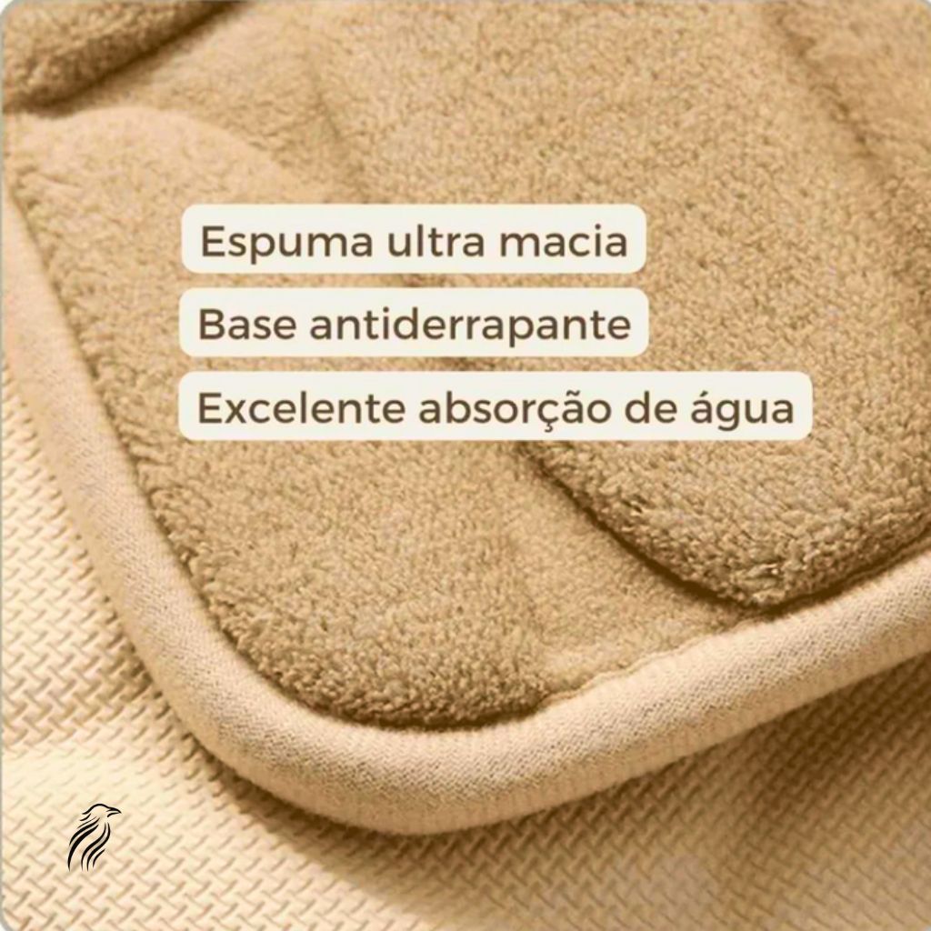 Tapete para Banheiro Antiderrapante PrimeBath™ - PAGUE 1 LEVE 2