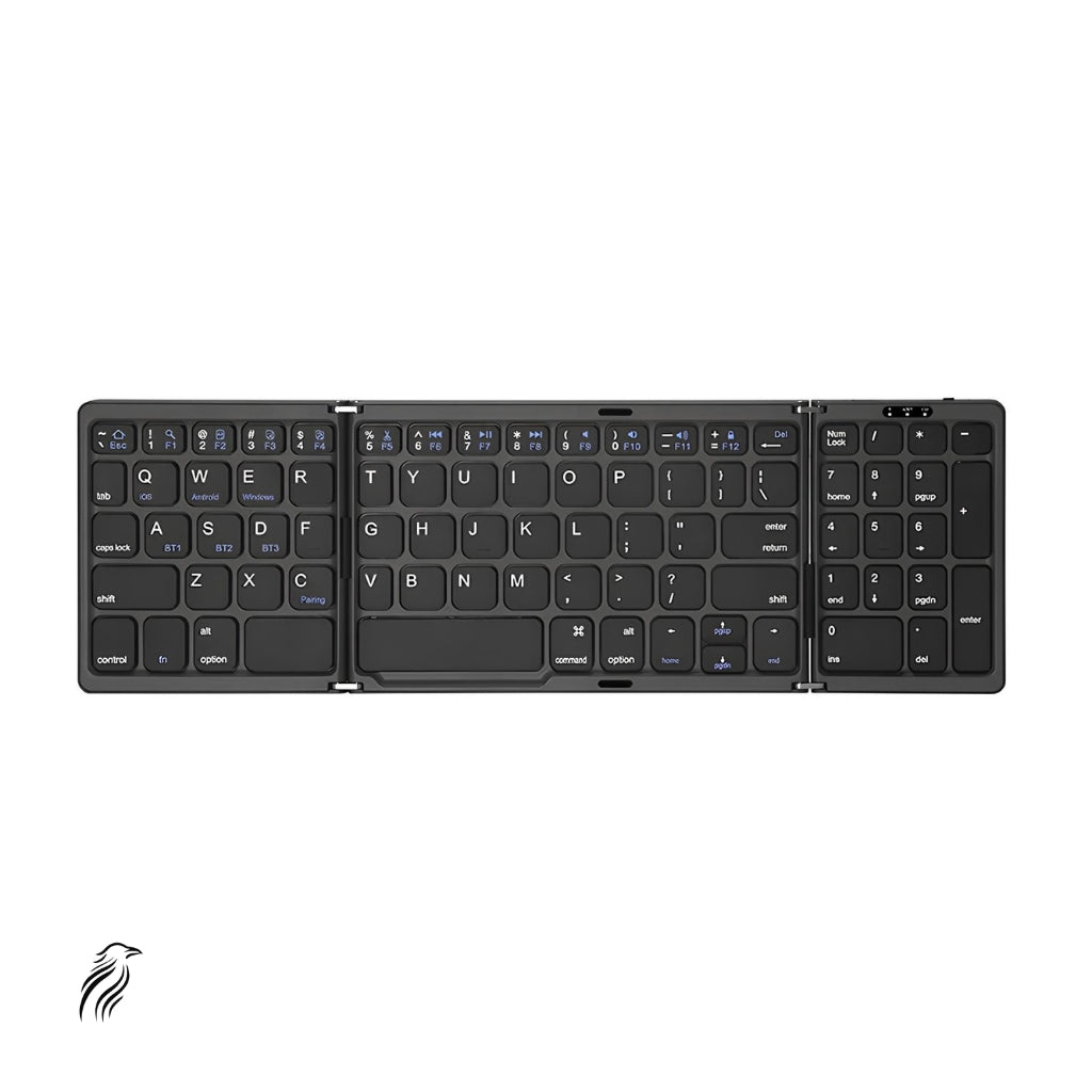 Teclado Dobrável em 3 - Bluetooth